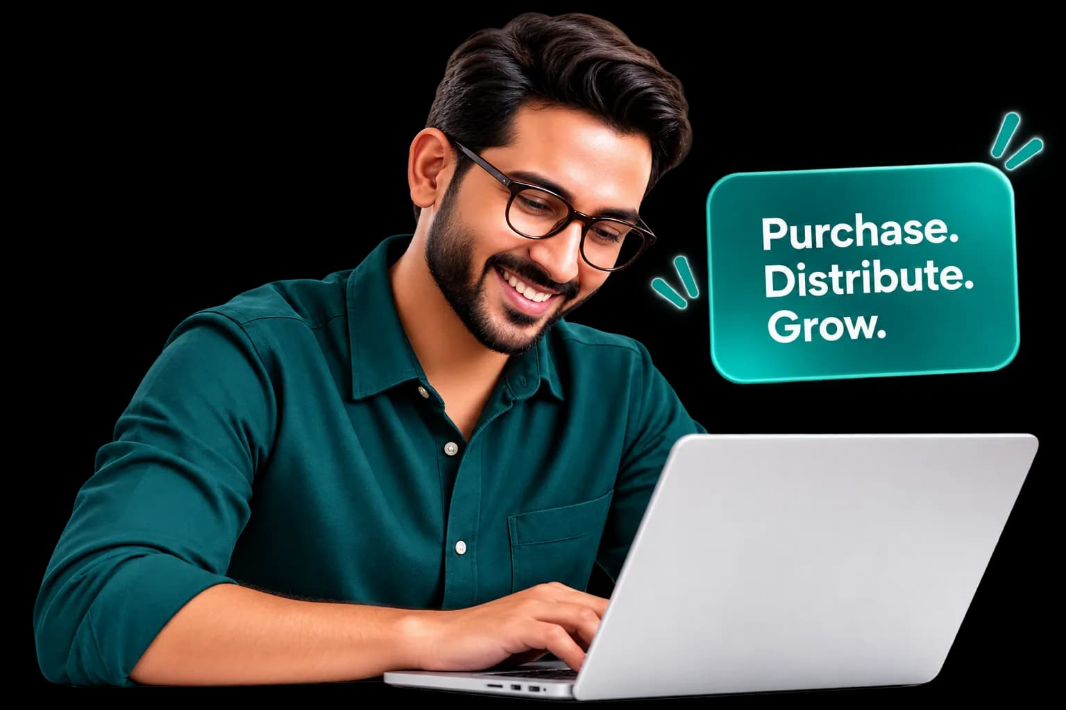 Professional purchasing and distributing gift cards on a laptop